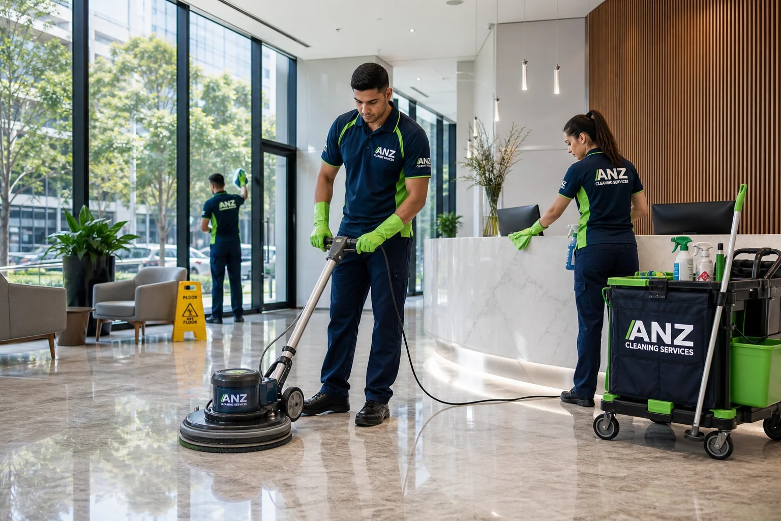 Sydney Commercial Cleaning — CBD Tower Specialists — Sydney CBD after-hours commercial cleaning team